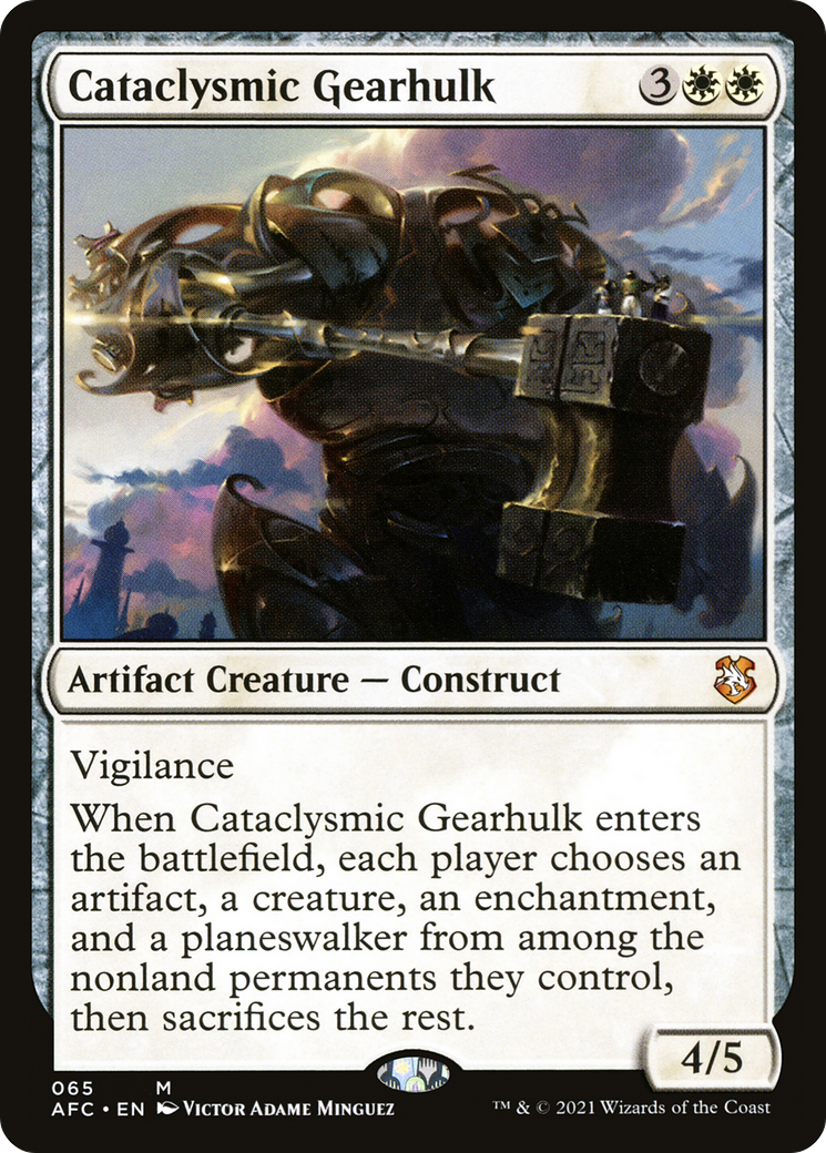 Cataclysmic Gearhulk (AFC-065) - Forgotten Realms Commander
