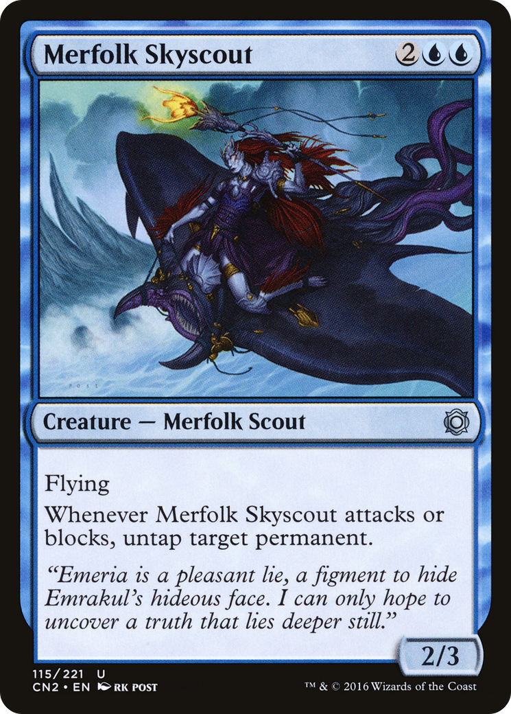 Merfolk Skyscout (CN2-115) - Conspiration : Prenez la Couronne