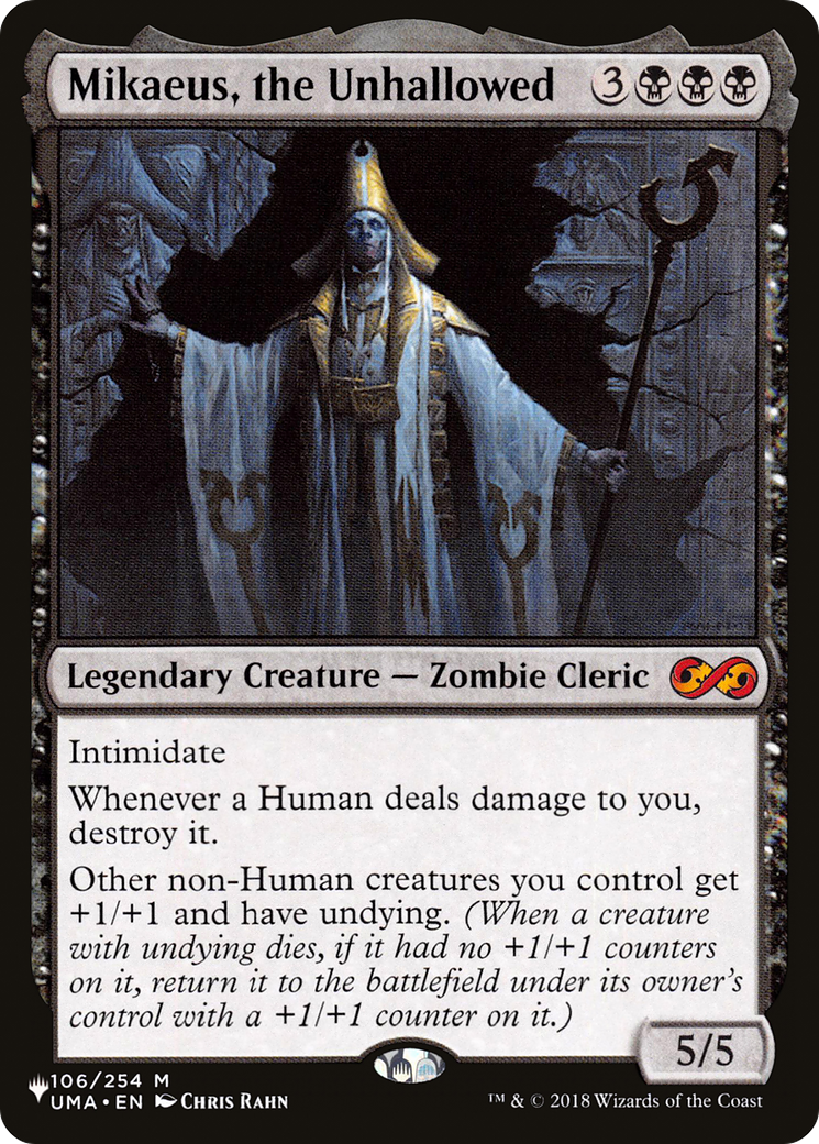 Mikaeus, the Unhallowed (LIST-UMA-106) - The List