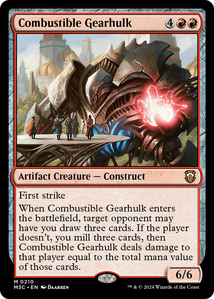 Armure mécanique combustible (M3C-210) - Commander Foil de Modern Horizons 3