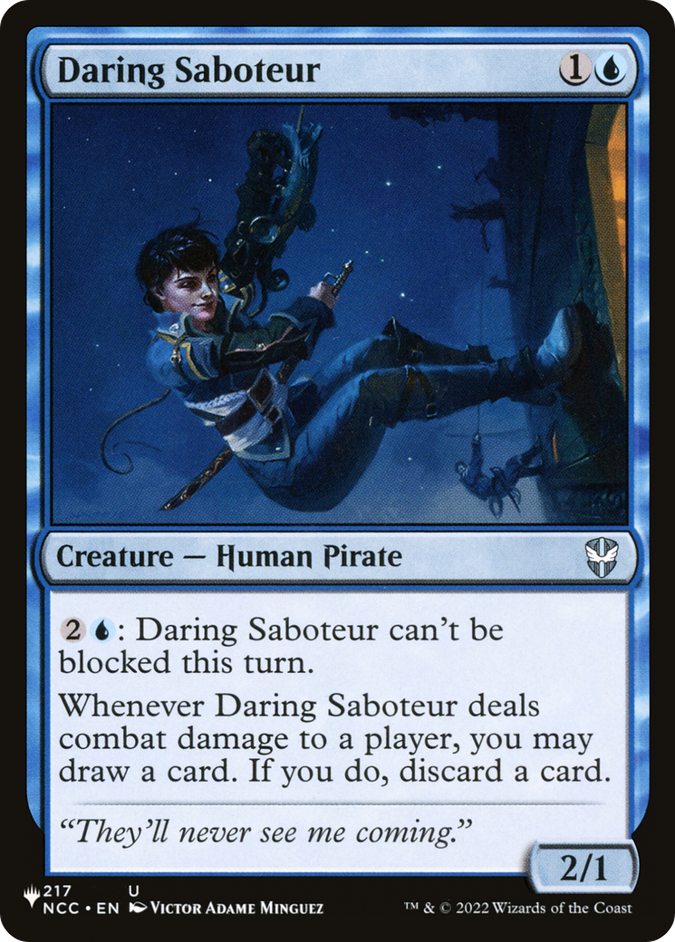 Daring Saboteur (LIST-217/093) - The List