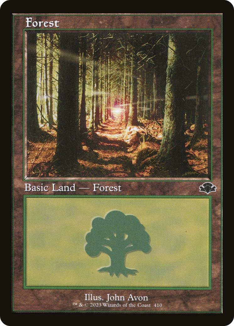 Forest (410) (Retro Frame) (DMR-410) - Dominaria Remastered
