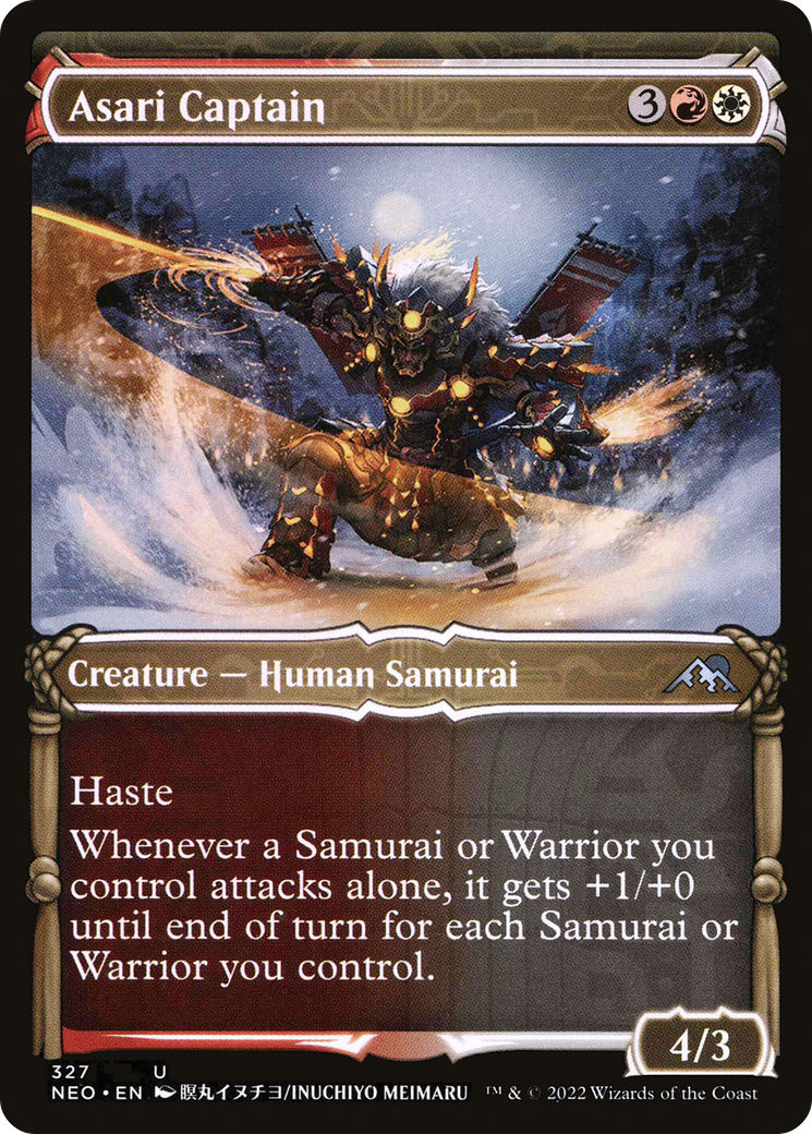 Capitaine Asari (NEO-327) - Kamigawa : Neon Dynasty : (Vitrine) Foil