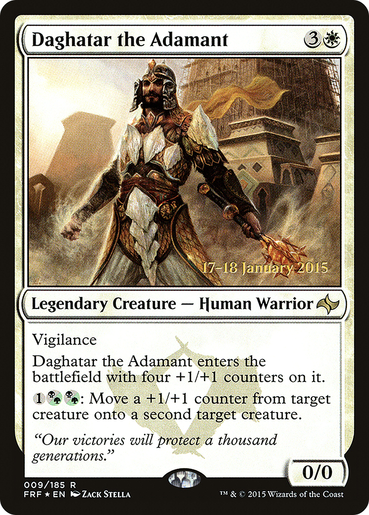 Daghatar the Adamant (PRE-009) - Fate Reforged Promos Foil