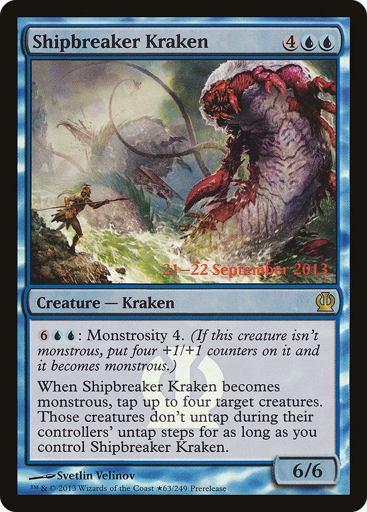 Shipbreaker Kraken (PRE-63★) - Theros Promos Foil
