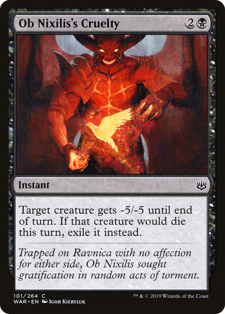 La cruauté d'Ob Nixilis (WAR-101) - La Guerre de l'Étincelle