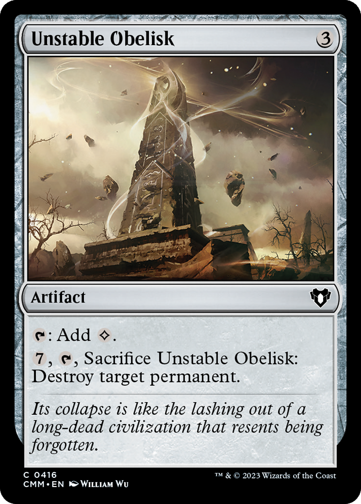 Obélisque instable (CMM-416) - Commander Masters