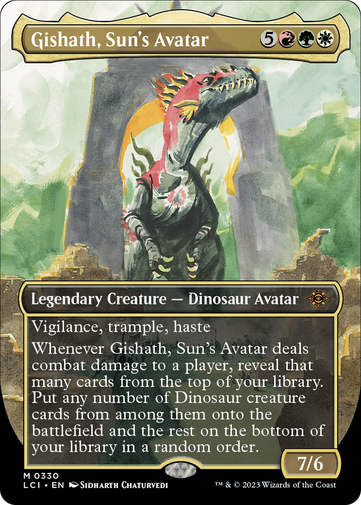 Gishath, l'Avatar du Soleil (LCI-330) - Les Cavernes Perdues d'Ixalan (Sans Frontières)