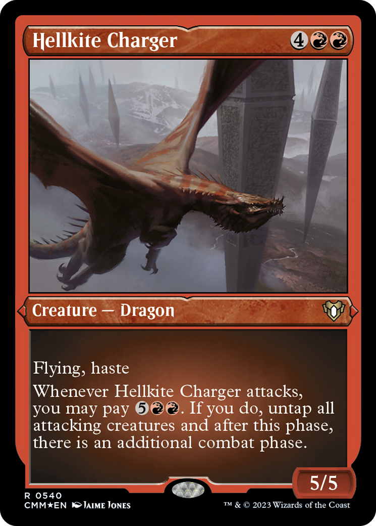 Chargeur Hellkite (CMM-540) - Commander Masters Etched Foil