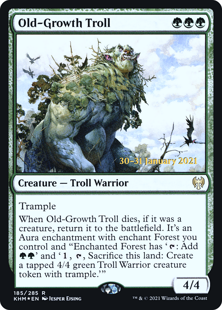 Old-Growth Troll (PRE-185S) - Kaldheim Promos Foil