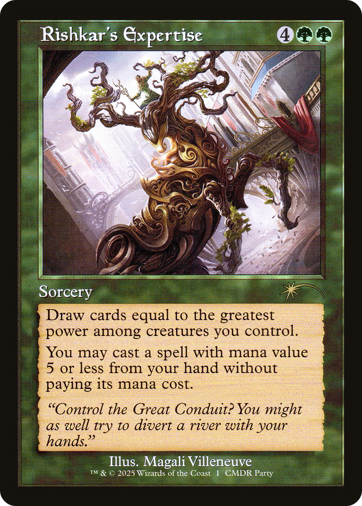 Rishkar's Expertise (WPN-001) - Wizards Play Network 2025 Foil