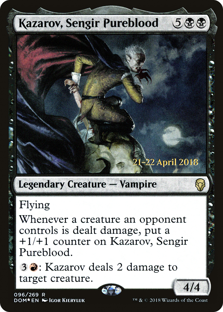 Kazarov, Sengir Pureblood (PRE-96S) - Dominaria Promos Foil