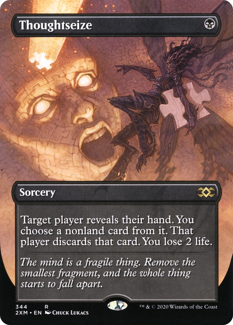 Thoughtseize (2XM-344) - Double Masters (sans bordure) Foil