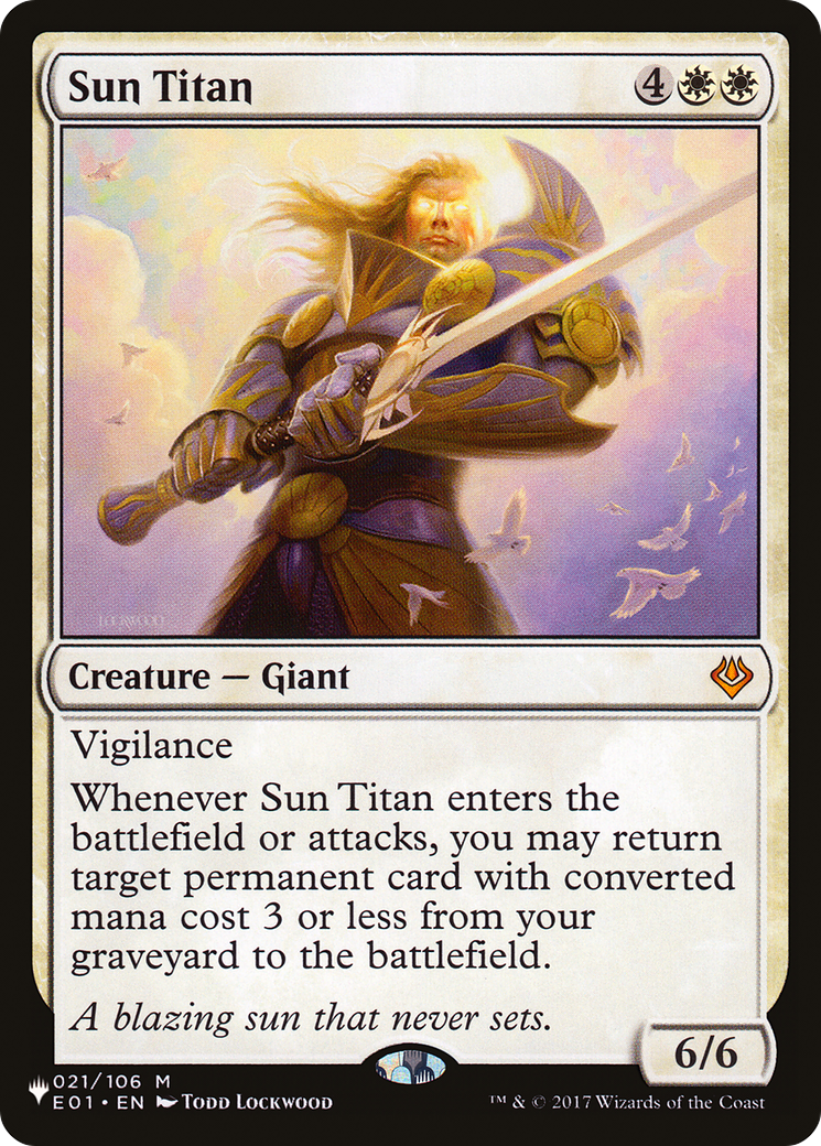 Sun Titan (LIST-E01-21) - The List