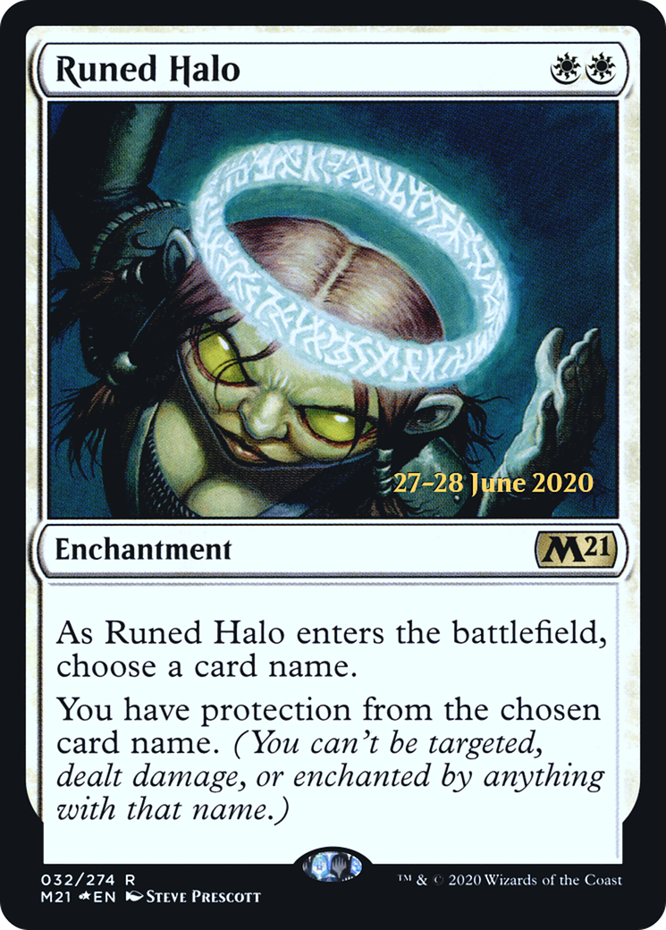 Runed Halo (PRE-32S) - Core Set 2021 Promos Foil