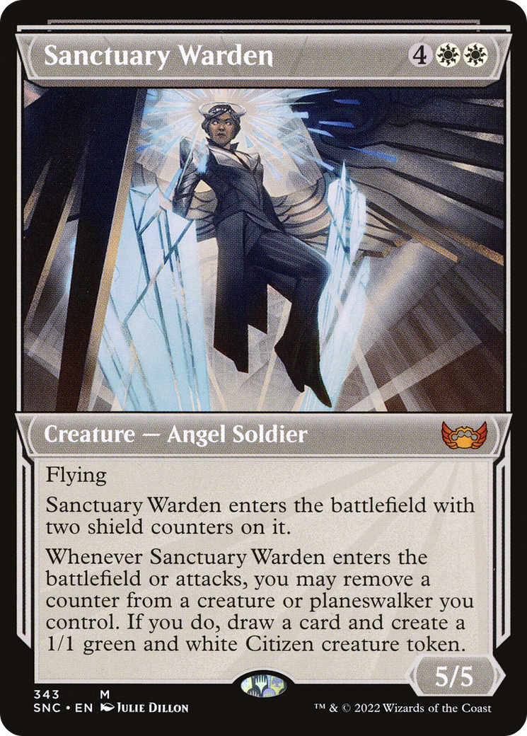 Sanctuary Warden (Showcase) (SNC-343) - Streets of New Capenna: (Showcase)