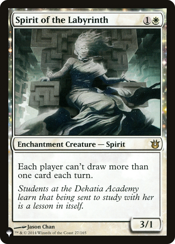 Spirit of the Labyrinth (LIST-BNG-27) - The List: (enchantment)