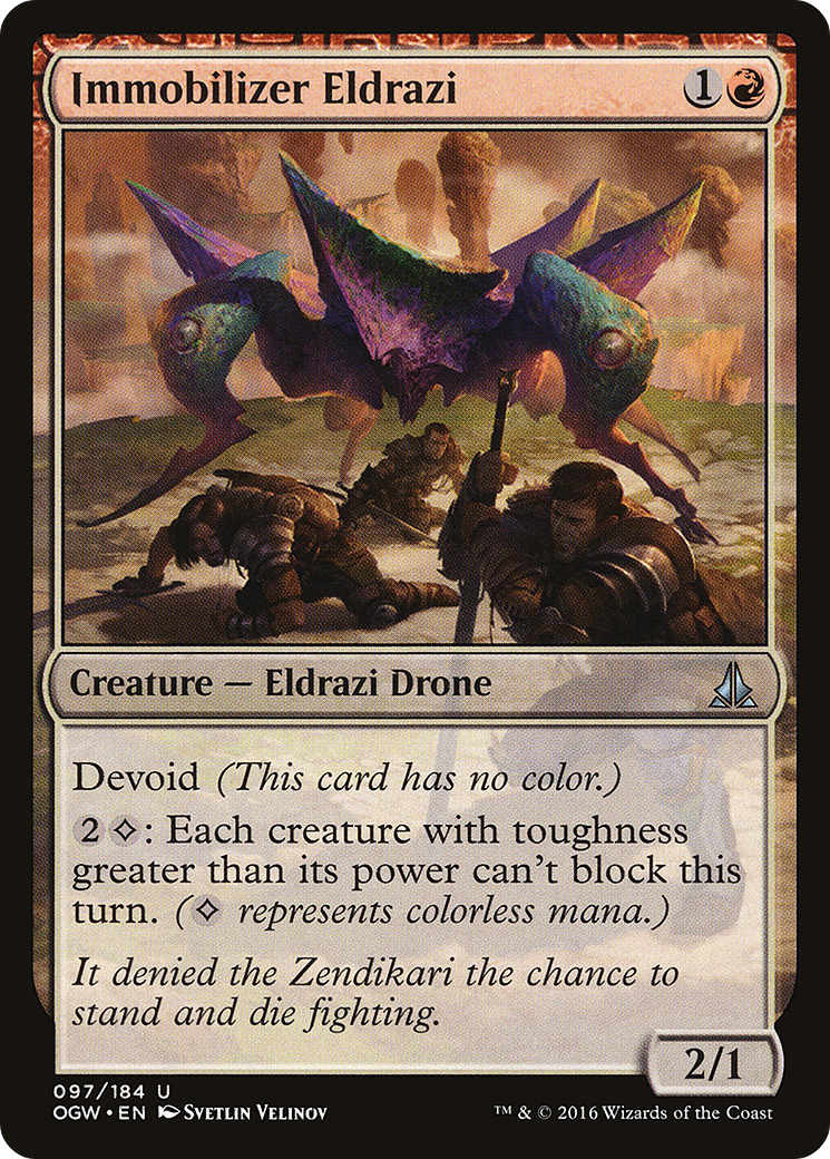 Immobilizer Eldrazi (OGW-097) - Oath of the Gatewatch: (devoid)