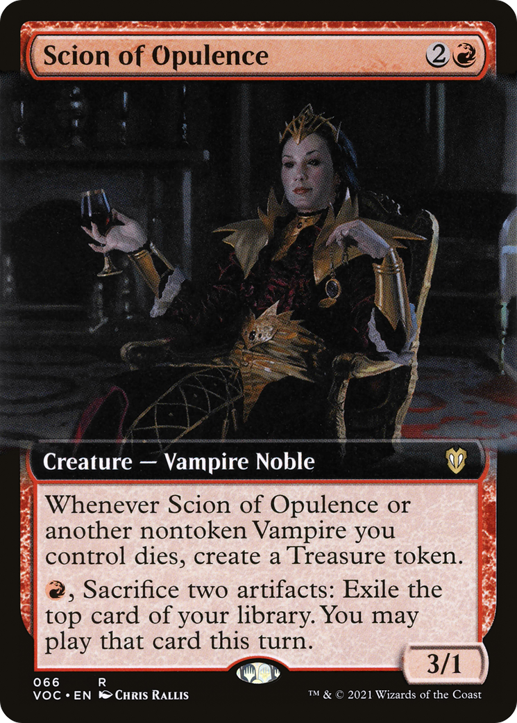 Scion of Opulence (Extended Art) (VOC-066) - Crimson Vow Commander: (Extended Art)