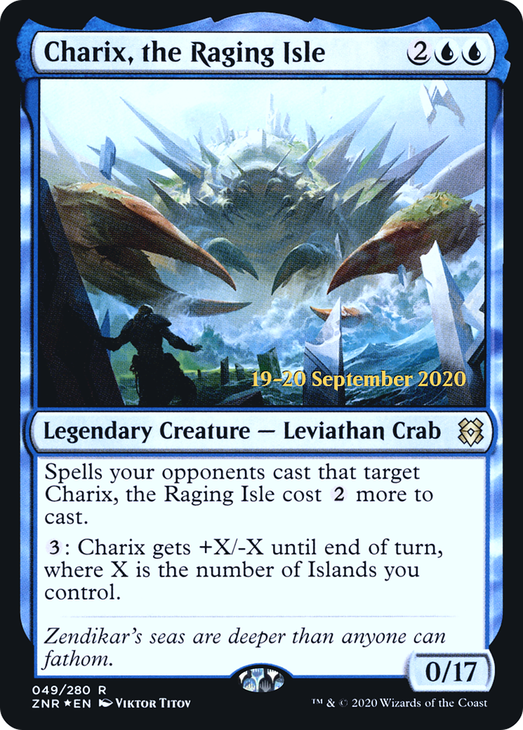 Charix, the Raging Isle (PRE-049) - Zendikar Rising Promos Foil