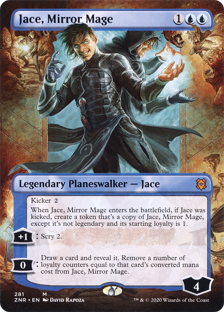 Jace, mage miroir (ZNR-281) - Feuille d'aluminium Zendikar Rising (sans bordure)