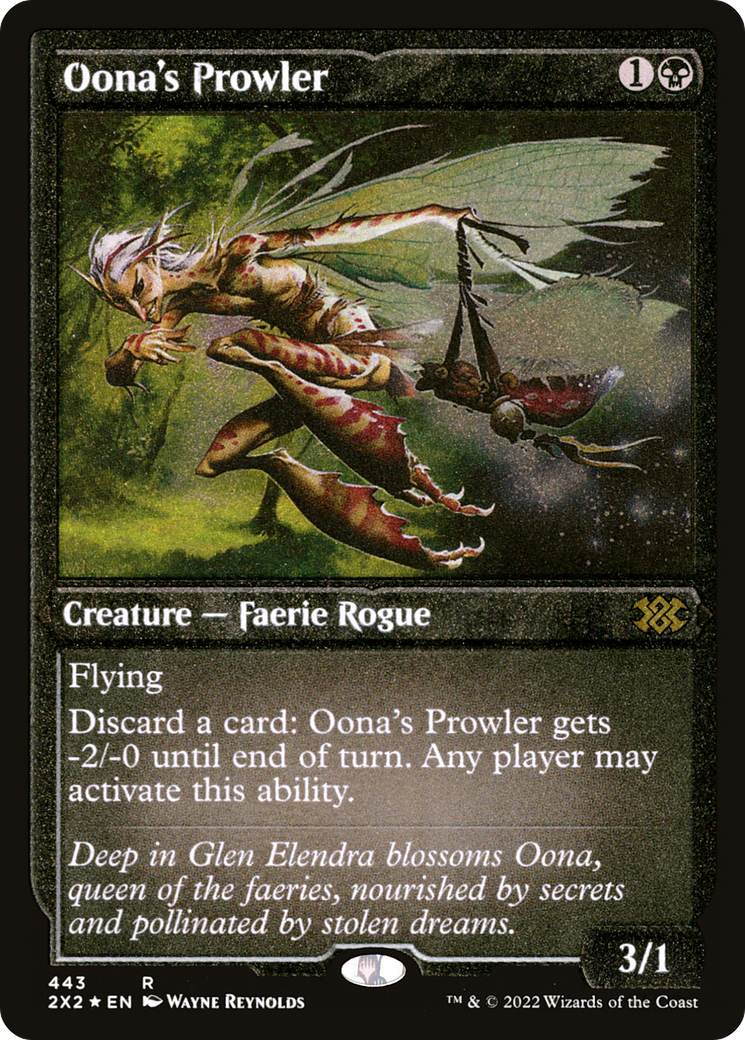 Oona's Prowler (2X2-443) - Double Masters 2022 - Feuille gravée
