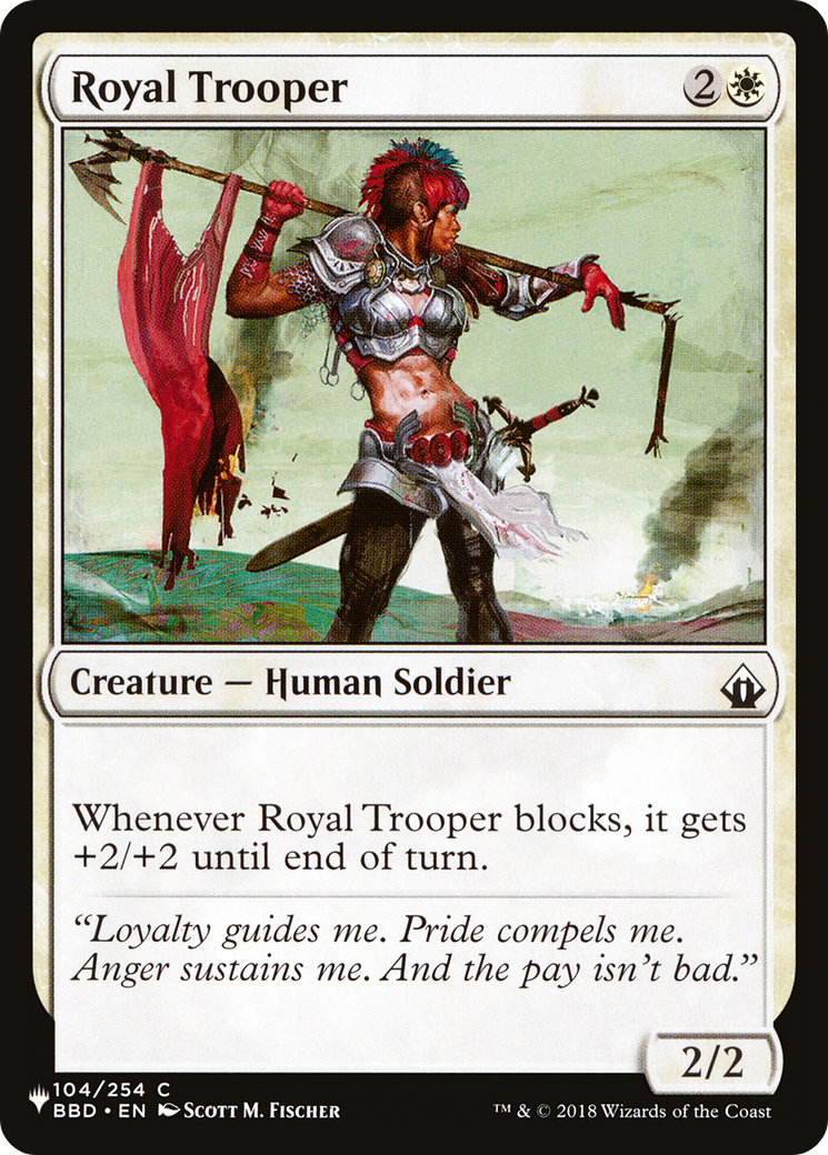 Royal Trooper (LIST-BBD-104) - The List