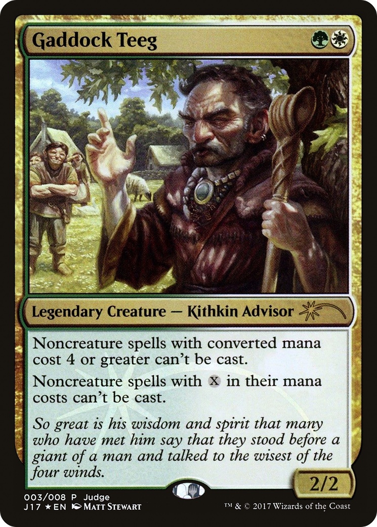 Gaddock Teeg (J17-003) - Cartes-cadeaux du juge 2017 Foil