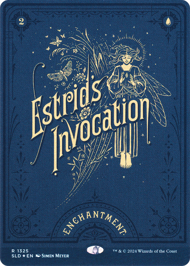 Estrid's Invocation // Estrid's Invocation (SLD-1325) - Secret Lair Drop (Borderless) Foil