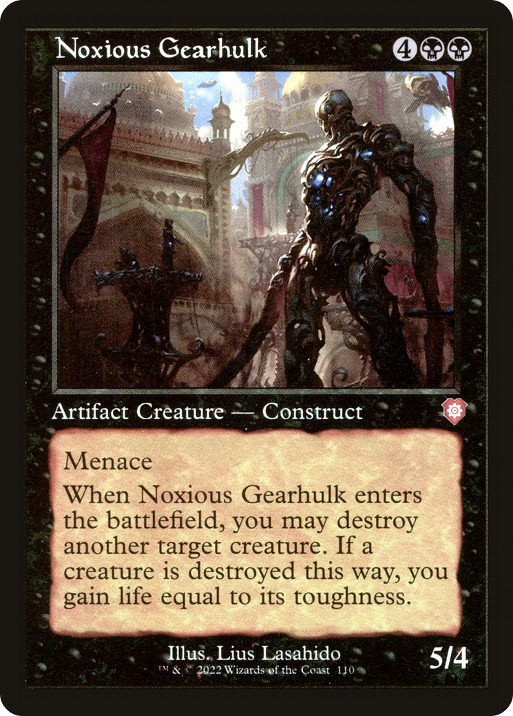 Noxious Gearhulk (Retro Frame) (BRC-110) - The Brothers' War Commander