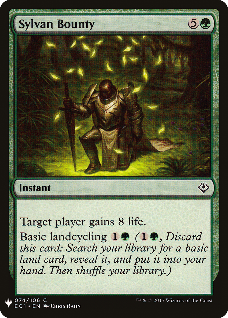 Sylvan Bounty (LIST-E01-74) - The List