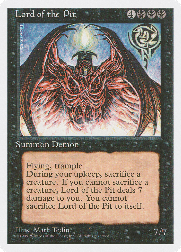 Le Seigneur de la Fosse (4ED-144) - Quatrième édition