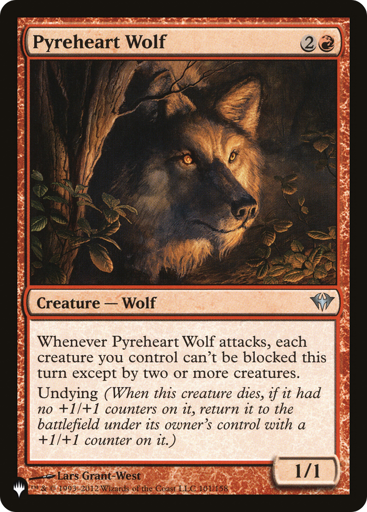 Pyreheart Wolf (LIST-DKA-101) - The List