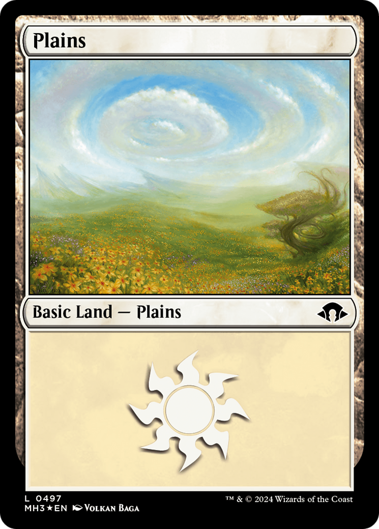 Plains (0497) (Ripple Foil) (MH3-497) - Modern Horizons 3 Foil