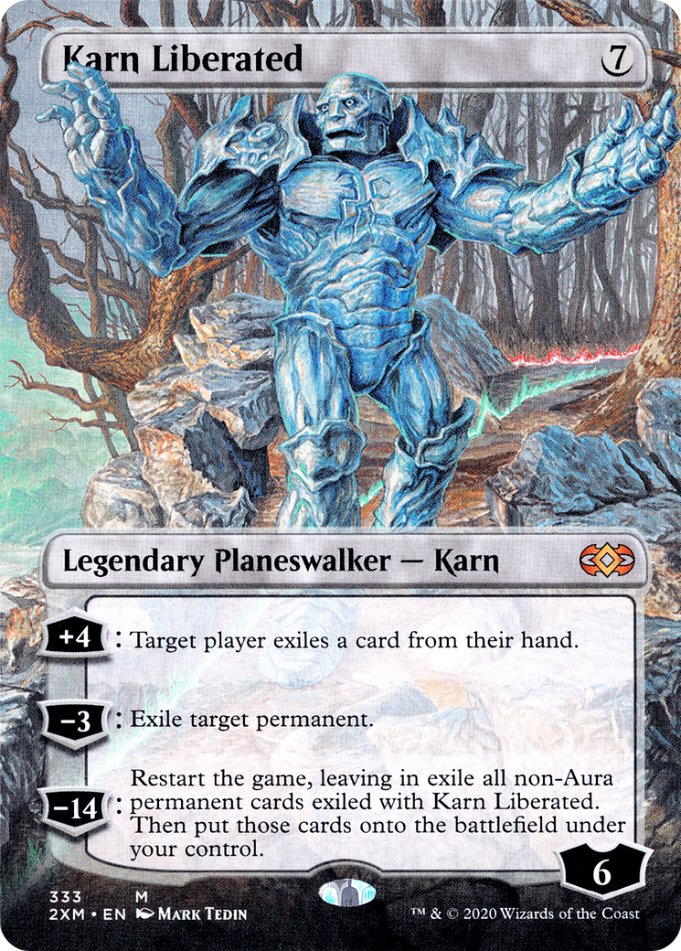 Karn Liberated (2XM-333) - Double Masters (sans bordure) Foil