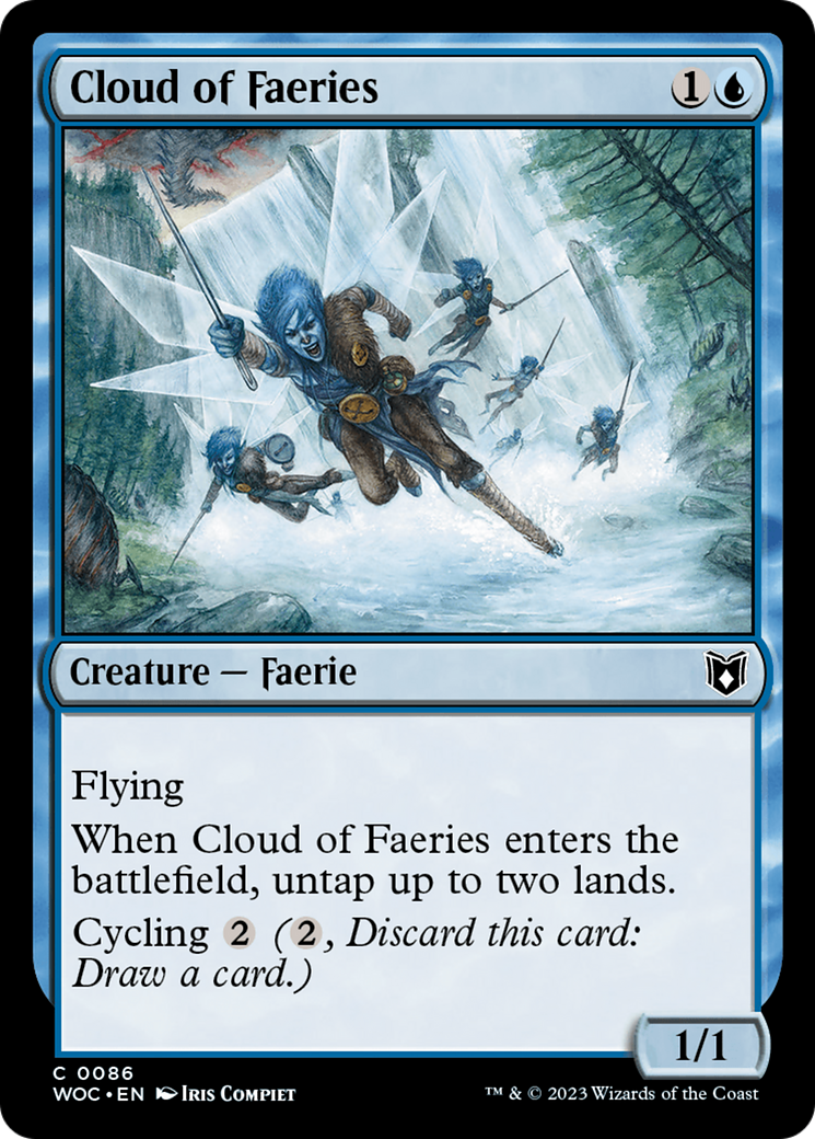 Nuage de Fées (WOC-086) - Commandant des Terres Sauvages d'Eldraine