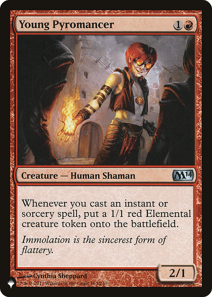Young Pyromancer (LIST-M14-163) - The List