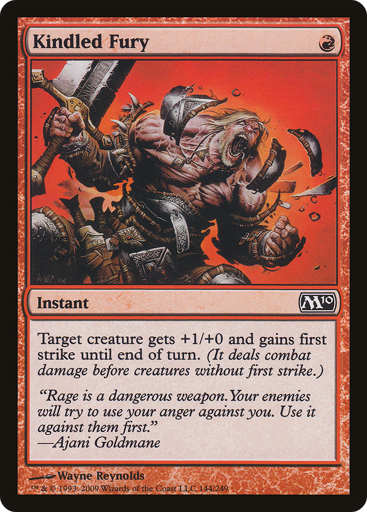 Kindled Fury (M10-144) - Magic 2010 Foil