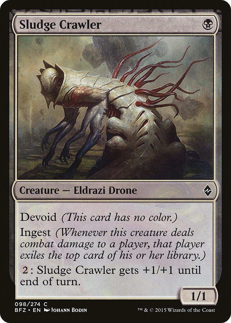 Sludge Crawler (BFZ-098) - Bataille pour Zendikar : (dépourvu) Foil
