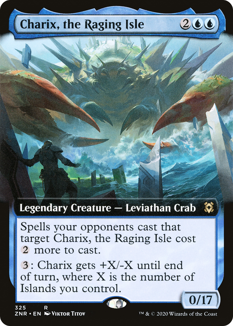 Charix, the Raging Isle (Extended Art) (ZNR-325) - Zendikar Rising: (Extended Art) Foil