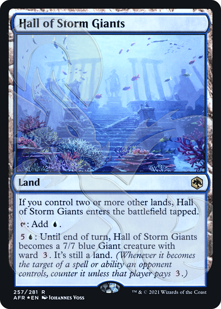 Hall of Storm Giants (AFR&-257) - Adventures in the Forgotten Realms Promos Foil