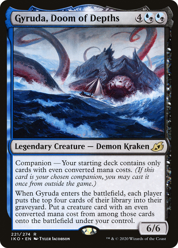 Gyruda, Doom of Depths (IKO-221) - Ikoria: Lair of Behemoths: (companion)