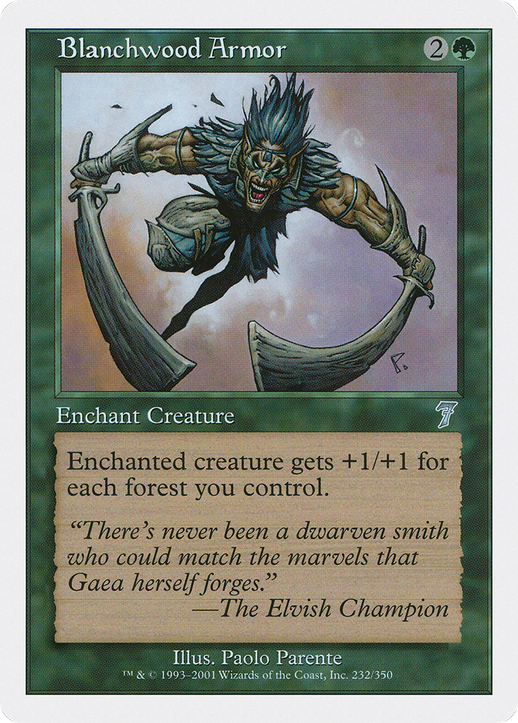 Armure de Blanchwood (7ED-232) - Septième édition