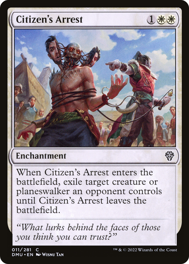 Citizen's Arrest (DMU-011) - Dominaria United Foil