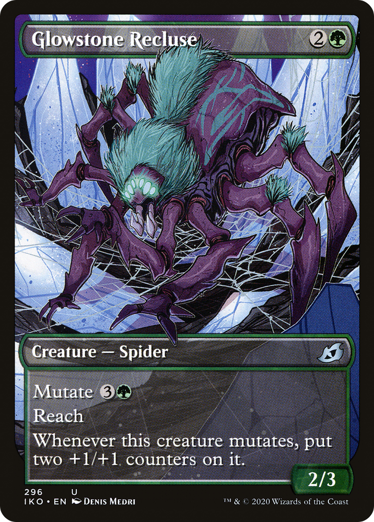 Glowstone Recluse (IKO-296) - Ikoria : Lair of Behemoths : (Vitrine) Feuille
