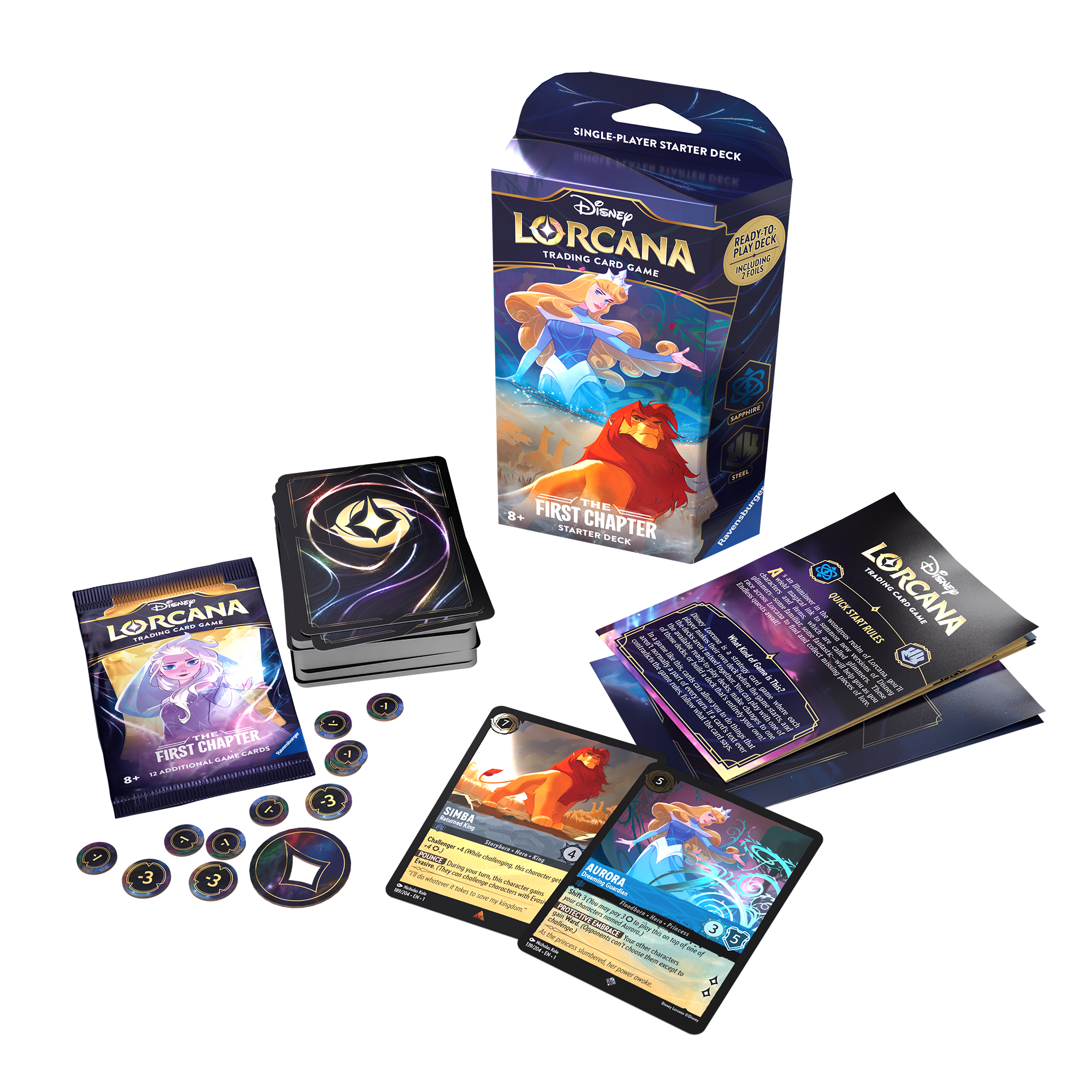 Disney Lorcana: The First Chapter Starter Deck - Sapphire/Steel