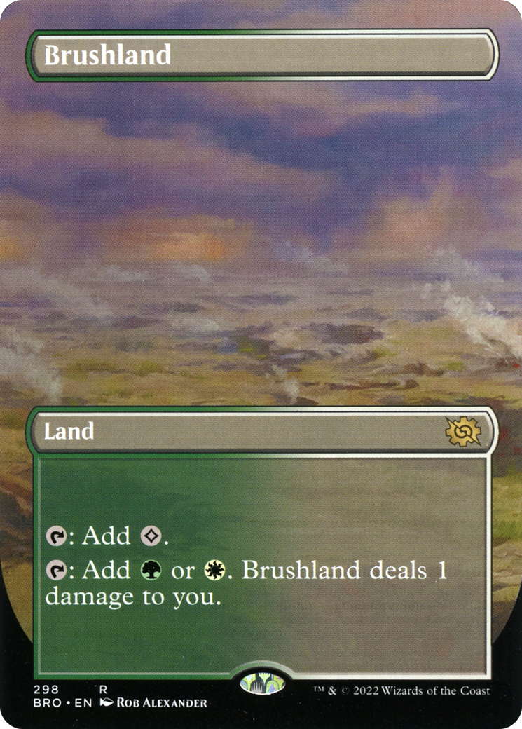 Brushland (Borderless) (BRO-298) - The Brothers' War (Borderless) Foil