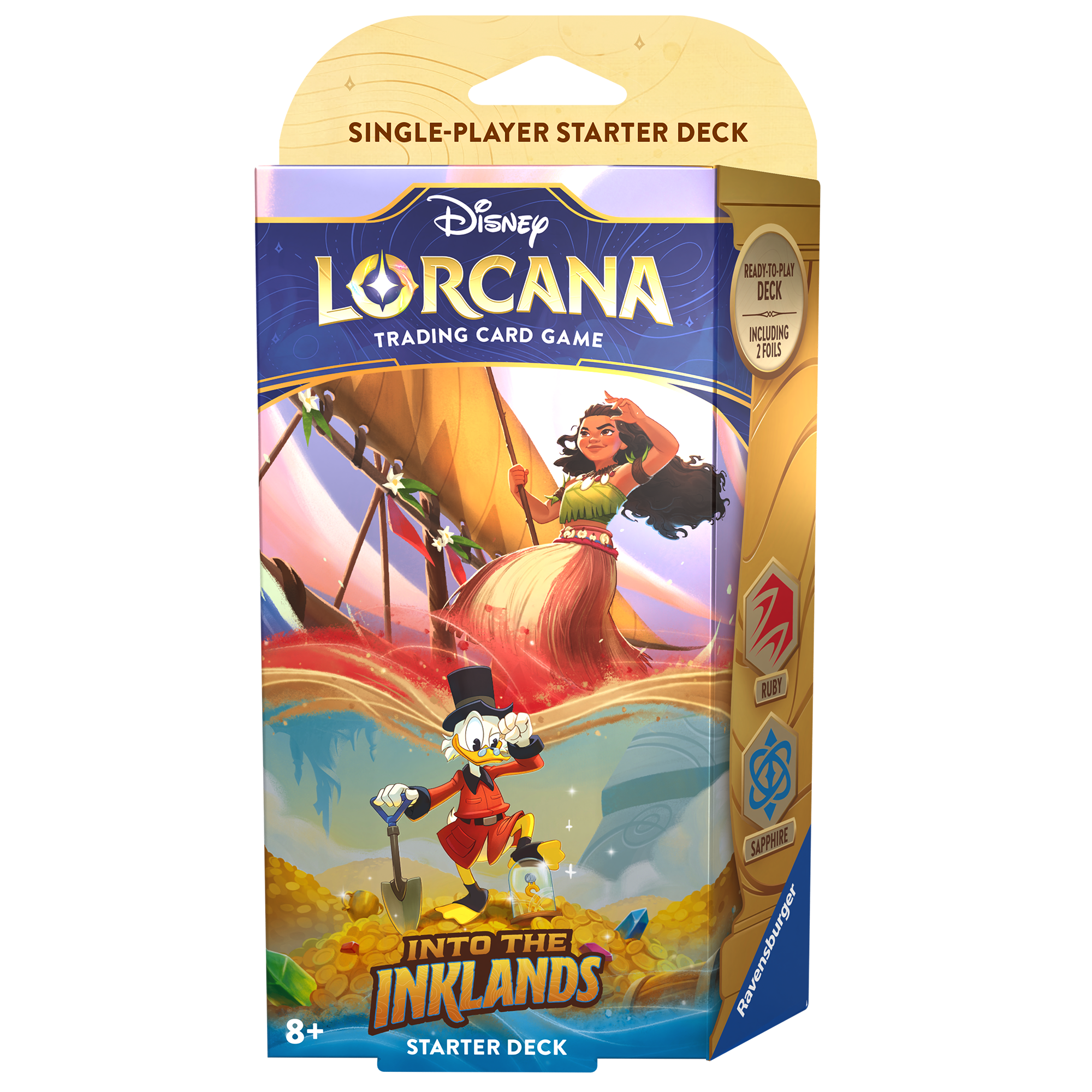 Disney Lorcana : Deck de démarrage Into the Inklands - Rubis/Saphir