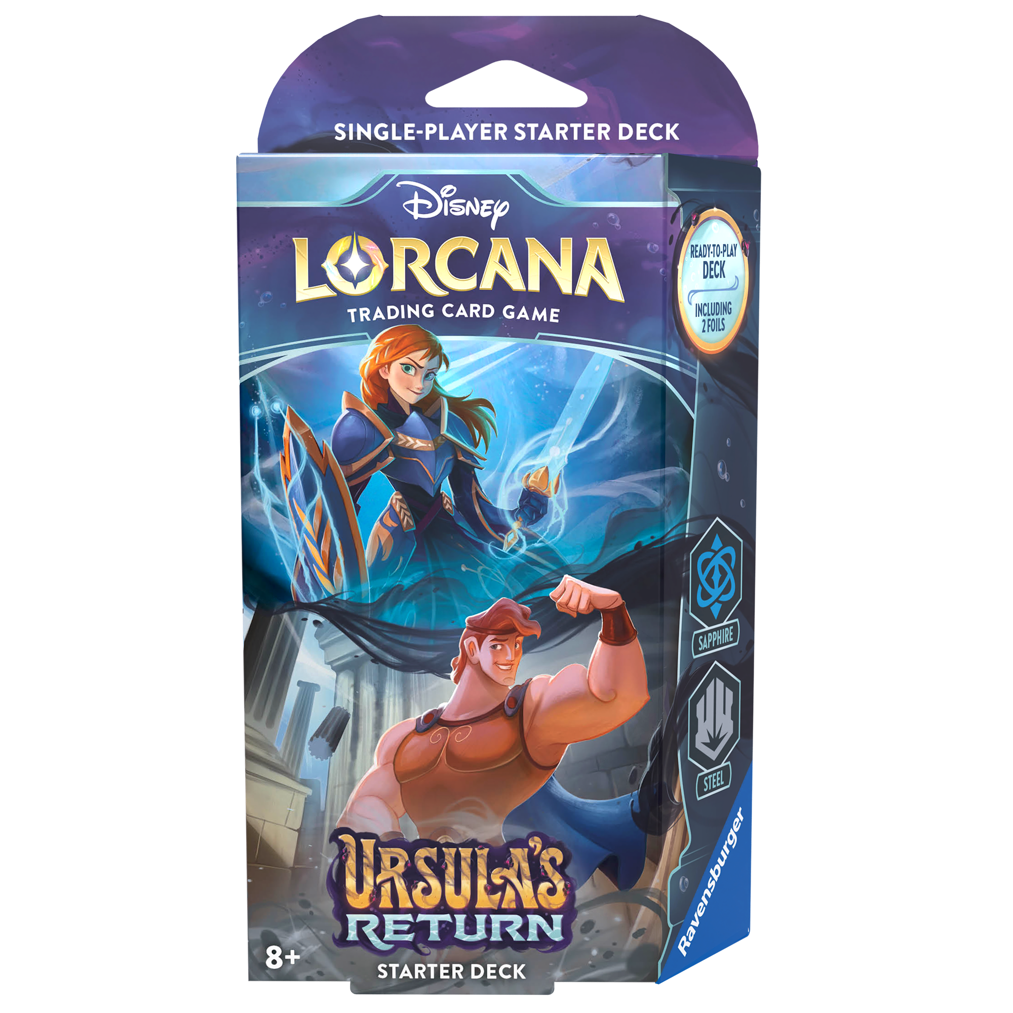 Disney Lorcana : Deck de démarrage Le Retour d'Ursula - Saphir/Acier
