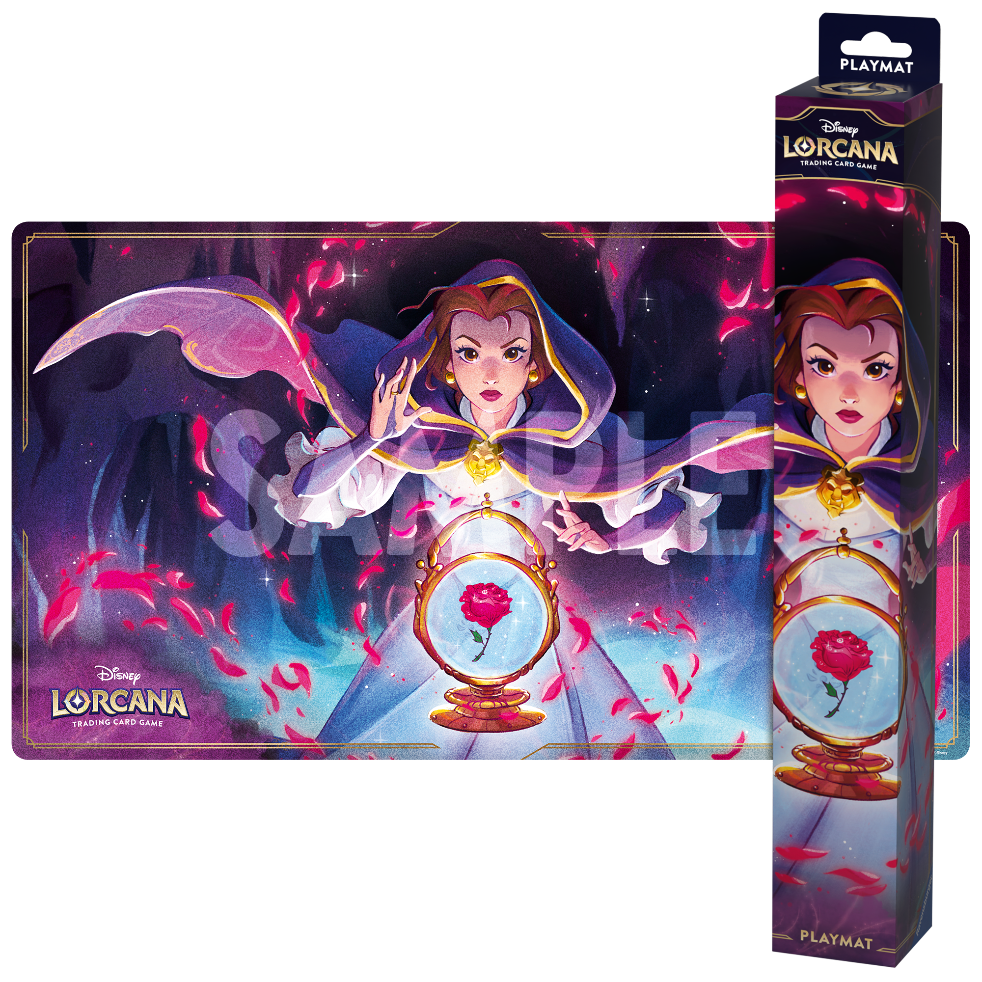 Disney Lorcana - Belle Blooming Mystic - Tapis de jeu